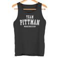 Team Pittman Lifetime Member Family Last Name Tank Top