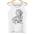 Dachshund Dog Rough Haardshund Tank Top