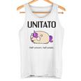 Einhorn-Kartoffel- Unitato- Tank Top