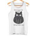 Nett Kann Ich Auch Bringt Aber Nix Cat Fun Gray S Tank Top