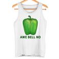 Pun Dad Joke Vegetable Awe Bell No Green Bell Pepper Tank Top