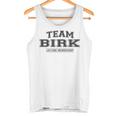 Team Birk Proud Surname Last Name Gray Tank Top