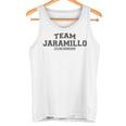 Team Jaramillo Proud Surname Last Name Gray Tank Top