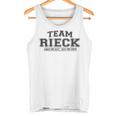 Team Rieck Stolze Familie Nachname Geschenk Tank Top