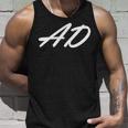 Ad Initials First Name A Last Name D All Names With A Tank Top Geschenke für Ihn