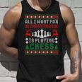 Alles Was Ich Zu Weihnachten Want Ist Schach Spielen Uglicher Christmas Jumper Tank Top Geschenke für Ihn