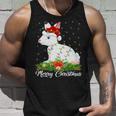 Arctic Hare Lover Matching Santa Hat Arctic Hare Christmas Premium Tank Top Gifts for Him