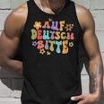 Auf Deutsch Bitte Lustige Deutsche Lehrerin German Tank Top Geschenke für Ihn