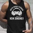 Bitte Nicht Stören Ich Zock Saying For Gamer S Tank Top Geschenke für Ihn