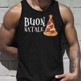 Buon Natale Christmas Italy Pizza Tank Top Geschenke für Ihn