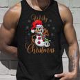 Creepy Christmas Scary Snowman Tank Top Gifts for Him