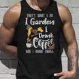 Damen Das Ist Was Ich Mache Ich Lese Bücher Ich Trinke Kaffee Ich Weiß Ding Mit-Ausschnitt Tank Top Geschenke für Ihn