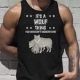 Damen Ist So Ein Wolf Ding Lustiger Spruch Wölfe Mit-Ausschnitt Tank Top Geschenke für Ihn