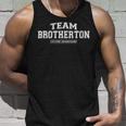 Damen Team Brotherton Stolzer Familienname Nachname Geschenk Mit-Ausschnitt Tank Top Geschenke für Ihn