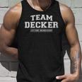 Damen Team Decker Stolzer Familienname Nachname Geschenk Mit-Ausschnitt Tank Top Geschenke für Ihn