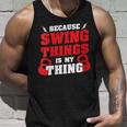 Damen Weil Swing Things Mein Ding Ist Workout Kettlebell Mit-Ausschnitt Tank Top Geschenke für Ihn