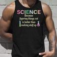 Damen Wissenschaft Weil Es Lehrer Lustig Und Cool Ist Dinge Herauszufinden Mit-Ausschnitt Tank Top Geschenke für Ihn