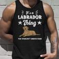 'Das Ist Ein Labrador Ding Labby Brown Labrador Tank Top Geschenke für Ihn