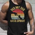 Der Mit Der Katze Speaks Cats Katzenpapa The Mit Cat Tank Top Geschenke für Ihn