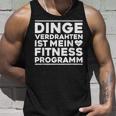 Dingeerdrahtten Ist Mein Fitnessprogramm Elektroniker German Tank Top Geschenke für Ihn