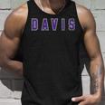 Distressed Davis Proud Family Surname Familia Tank Top Geschenke für Ihn