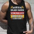 East Germany Ddr Warum In Den Urlaub Fahren Tank Top Geschenke für Ihn