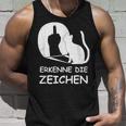 Erkenne Die Zeichen Wkekatze Schattenspiel Cats Tank Top Geschenke für Ihn