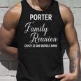 Family Name Porter Reunion Last Name Tag Tank Top Geschenke für Ihn