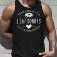 Das Ist Was Ich Essen Donuts Und Weiß Dinge German Tank Top Geschenke für Ihn