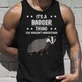 Ist So Ein Dachs Ding Saying Badger Tank Top Geschenke für Ihn