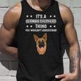 Ist So Ein Deutscher Schäferhund Ding Spruch Hundehalter Tank Top Geschenke für Ihn