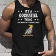 Ist So Ein Nymphensittich Ding Lustiger Spruchogel Tank Top Geschenke für Ihn