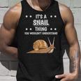 Ist So Ein Schnecke Ding Lustiger Spruch Schnecken Tank Top Geschenke für Ihn