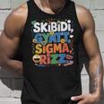 Ohio Skibidi Gyatt Sigma Rizz Tank Top Geschenke für Ihn