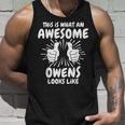 Owens Family Name Owens Last Name Owens Tank Top Geschenke für Ihn