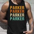 Parker Nachname Familientreffen Nachname Personalisiert Tank Top Geschenke für Ihn