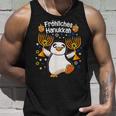 Penguin Hanukkah Menorah Happy Hanukkah Tank Top Geschenke für Ihn