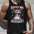 Reindeer Was Ausverkauft Christmas Unicorn Slogan Tank Top Geschenke für Ihn