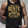 Rentner Endlich In Rente Ruhestand Tank Top Geschenke für Ihn