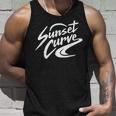 Sunset Curve Band Tank Top Geschenke für Ihn