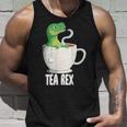 Tea Rex Tearex X Dinosaur Tea Dinosaur Dino Tank Top Geschenke für Ihn