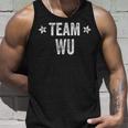 Team Wu Surname Wu Family Member Last Name Tank Top Geschenke für Ihn