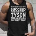 Tyson Lustiger Nachname Familienbaum Geburtstagswiedervereinigung Idee Tank Top Geschenke für Ihn