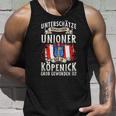 Unterschätze Niemals Einen Unioner Aus Köpenick Football Fans Tank Top Geschenke für Ihn