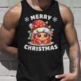 Weihnachtsmütze Weihnachten Lichterkette Einsiedlerkrebs Tank Top Geschenke für Ihn