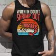 When In Doubt Shrimp Out Retro Bjj Brazilian Jiu Jitsu Tank Top Geschenke für Ihn