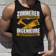 Zimmermann With Zimmermann Text Zimmererer Weil Ingenieure Auch Helden Brauchen Tank Top Geschenke für Ihn