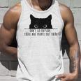 Cat Leute Da Draußen Cat French Language Tank Top Geschenke für Ihn