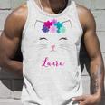 Laura Name Colourful Kitten Cat Laura Tank Top Geschenke für Ihn