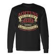 Achtung Es Ist Ein Meier Ding Last Name Plate Langarmshirts Geschenkideen